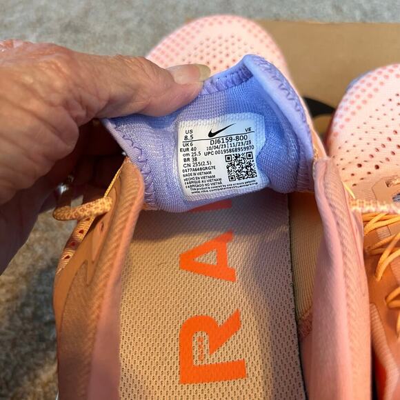 Nike React Pegasus Trail 4. ARctic Orange/Magic Ember Women's Size 8.5 - Picture 5 of 7